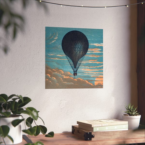 8010254693330163888_2048.jpeg Le Ballon by Imprimeur E. Pichot (c. 1883) - Vintage Art Poster Print