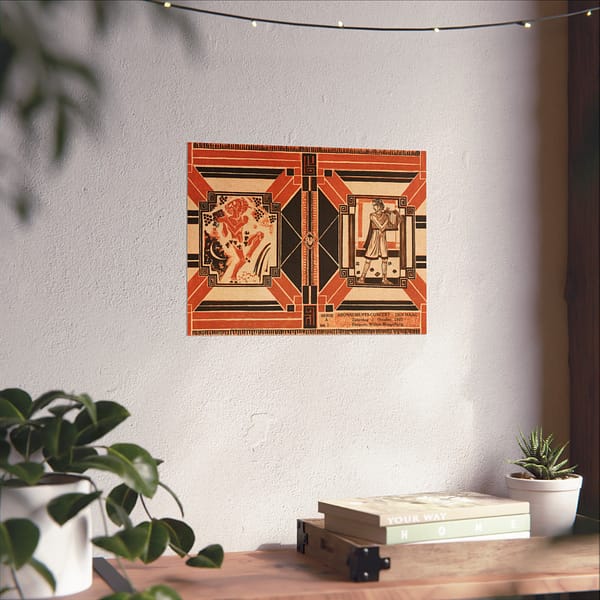 10978543486342564936_2048-1.jpeg Program of the Concertgebouw Amsterdam - Richard Roland Holst (1921) - Art Deco Poster Print