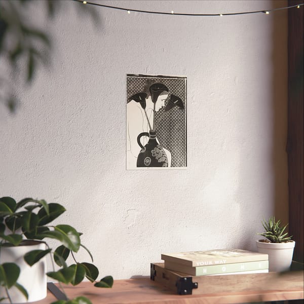16809354876809740955_2048.jpeg Black Calla Lilies - Samuel Jessurun de Mesquita (1912) - Art Deco Poster Print