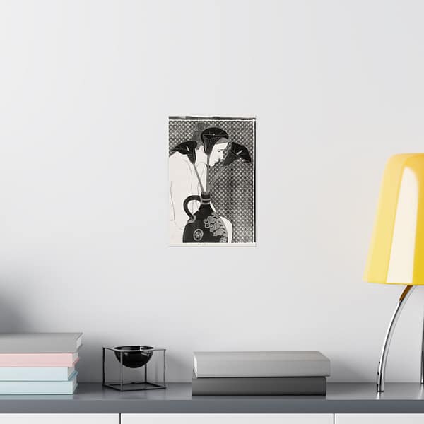 1815436941792663425_2048.jpeg Black Calla Lilies - Samuel Jessurun de Mesquita (1912) - Art Deco Poster Print