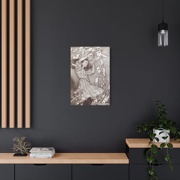 15630439872982422583_2048.jpeg Alice's Adventures in Wonderland - Arthur Rackham (1907) - Vintage Art Canvas Print