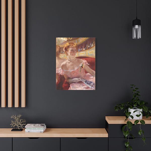 7945188187231144923_2048.jpeg Woman with a Pearl Necklace in a Loge - Mary Cassatt (1879) - Impressionist Canvas Print