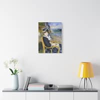 5504677525972007299_2048.jpeg By the Seashore - Pierre-Auguste Renoir (1883) - Impressionist Canvas Print