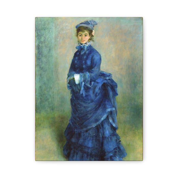 8295340492746261788_2048.jpeg The Parisian Woman (La Parisienne) - Pierre-Auguste Renoir (1874) - Impressionist Canvas Print