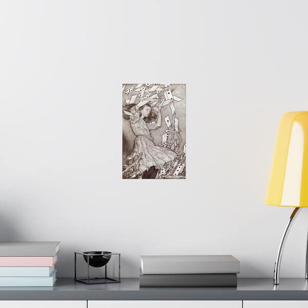 9323661520503153946_2048.jpeg Alice's Adventures in Wonderland - Arthur Rackham (1907) - Vintage Art Poster Print