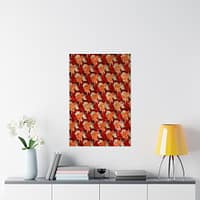 3838265378934315614_2048.jpeg Purple, Red, Orange and Cream Geometric Design (c. 1923) - Art Deco Poster Print