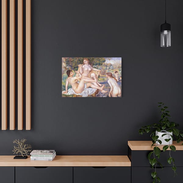 2049231774083180616_2048.jpeg The Great Bathers - Pierre-Auguste Renoir (c. 1884-87) - Impressionist Canvas Print