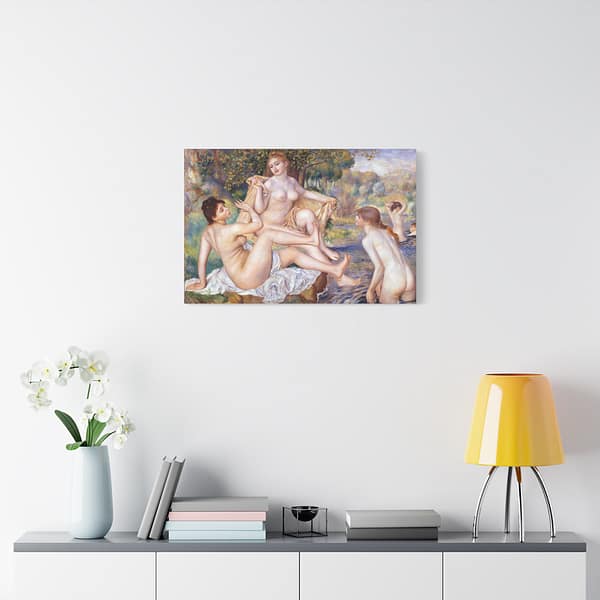 6401912854766947635_2048.jpeg The Great Bathers - Pierre-Auguste Renoir (c. 1884-87) - Impressionist Canvas Print