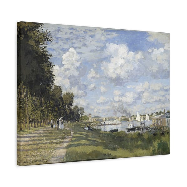 1068965703783176371_2048.jpeg The Basin at Argenteuil - Claude Monet (1872) - Impressionist Canvas Print
