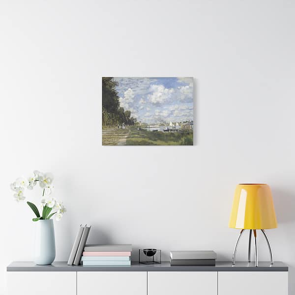 2816113219713847114_2048.jpeg The Basin at Argenteuil - Claude Monet (1872) - Impressionist Canvas Print