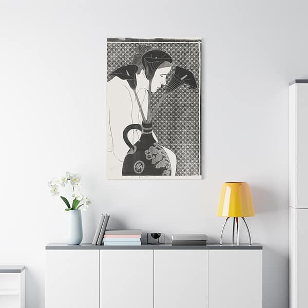 9729561157528182583_2048.jpeg Black Calla Lilies - Samuel Jessurun de Mesquita (1912) - Art Deco Canvas Print
