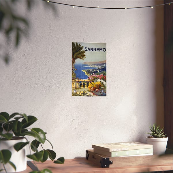 2784707867238627300_2048.jpeg Sanremo, Italy – ENIT Italian National Tourist Board (c. 1920) – Vintage Travel Poster Print