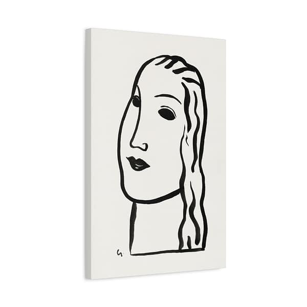 15976013703733478513_2048.jpeg Woman's Head - Leo Gestel - Art Deco Canvas Print