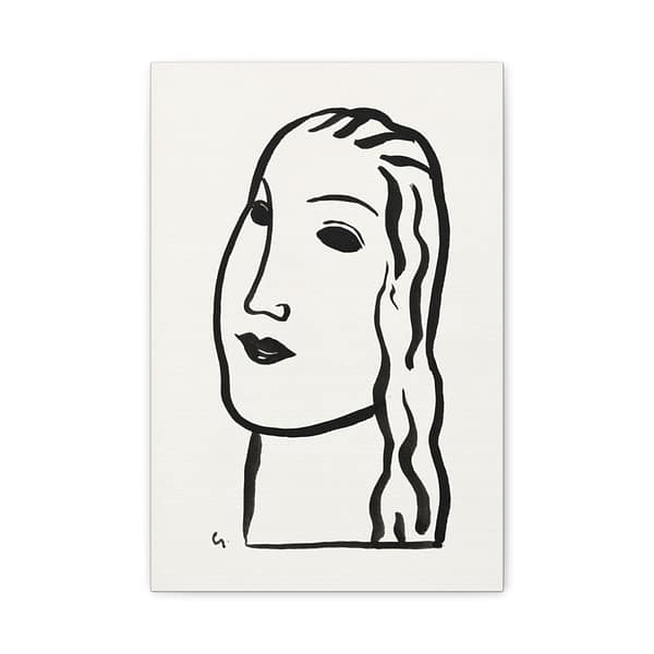 2470873983324895346_2048.jpeg Woman's Head - Leo Gestel - Art Deco Canvas Print