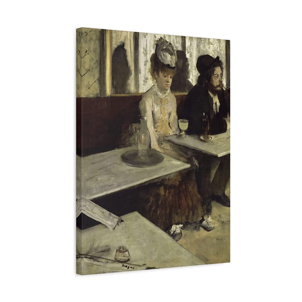 13402296152085641611_2048-1.jpeg The Absinthe Drinker (In a Café) - Edgar Degas (c. 1875-76) - Impressionist Canvas Print