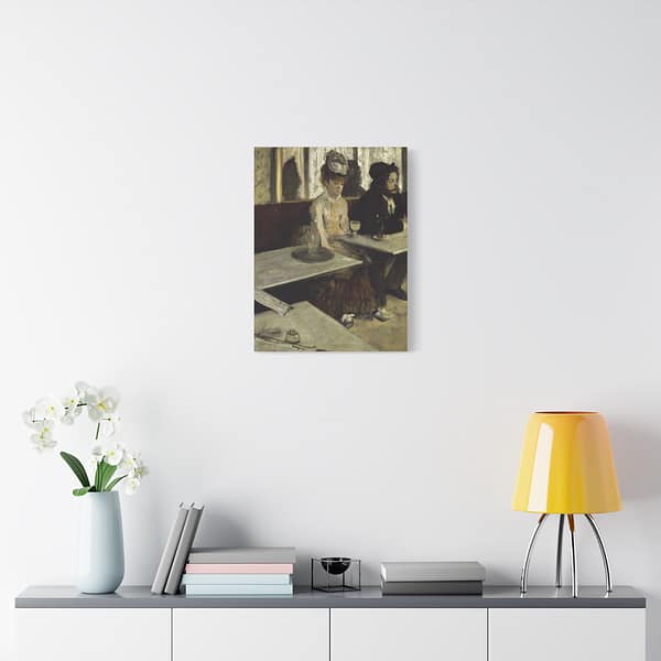 14933165833511461416_2048-1.jpeg The Absinthe Drinker (In a Café) - Edgar Degas (c. 1875-76) - Impressionist Canvas Print