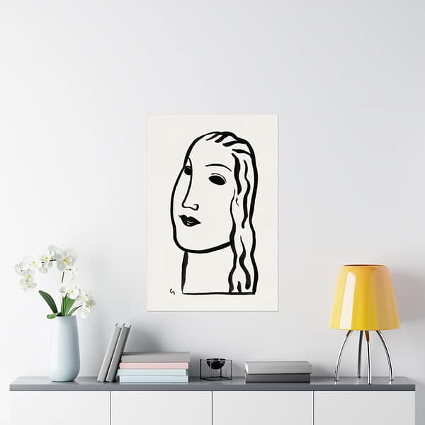 15464893032714584456_2048.jpeg Woman's Head - Leo Gestel - Art Deco Poster Print
