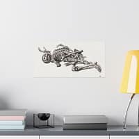 648817756457461298_2048.jpeg A Human Skeleton - James Ward (c. 1800) - Vintage Art Poster Print