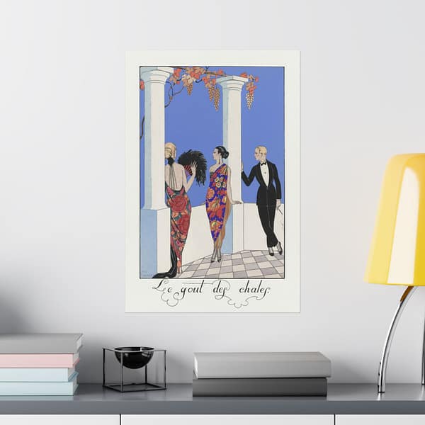 4282934316657136235_2048.jpeg Le Goût des Chales - France XXe Siècle - George Barbier (1923) - Art Deco Poster Print