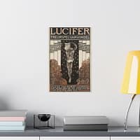 6167771109571608999_2048.jpeg Lucifer - Mourning Game of Vondel (Treurspel van Vondel) - Richard Roland Holst (1910) - Art Nouveau Poster Print