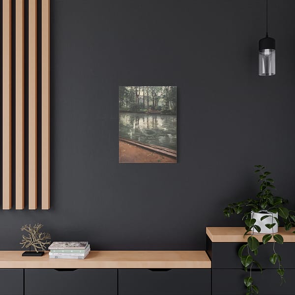 1492749465105710499_2048.jpeg The Yerres, Effect of Rain - Gustave Caillebotte (1875) - Impressionist Canvas Print