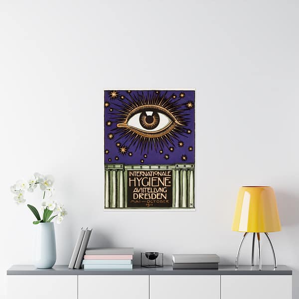 15887265145285165288_2048.jpeg International Hygiene Exhibition Dresden - Franz Stuck (1911) - Art Deco Poster Print