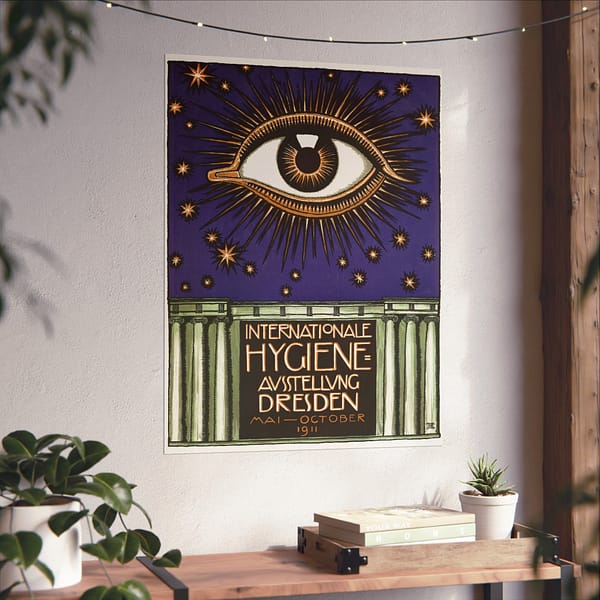 7488115549945456721_2048.jpeg International Hygiene Exhibition Dresden - Franz Stuck (1911) - Art Deco Poster Print