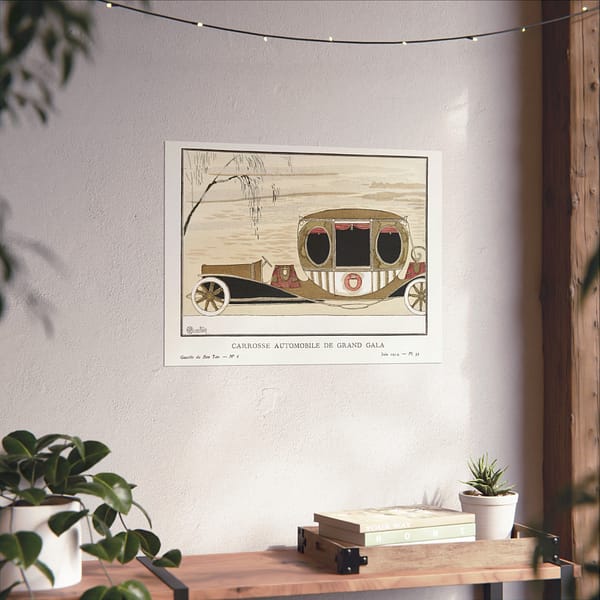 9810932300448531176_2048-1.jpeg Grand Gala Automobile Coach (Carosse Automobile de Grand Gala) - Charles Martin (1914) - Art Deco Poster Print