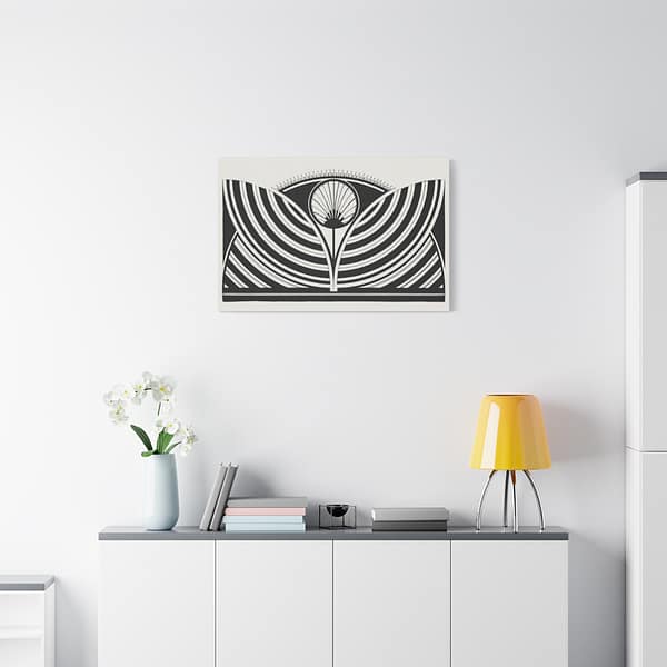 14024701764616609661_2048.jpeg Stylized Floral Pattern (Gestileerd bloemmotief) - Jessurun de Mesquita (c.1905) - Art Deco Canvas Print