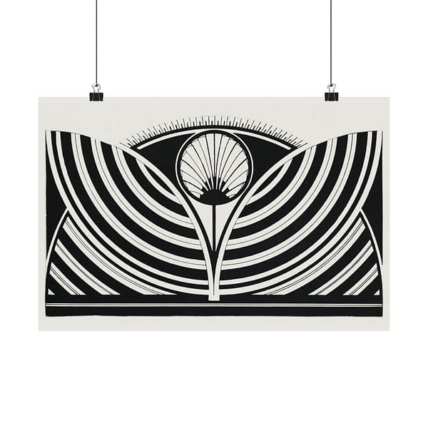 12520104432802743172_2048.jpeg Stylized Floral Pattern (Gestileerd bloemmotief) - Jessurun de Mesquita (c.1905) - Art Deco Poster Print