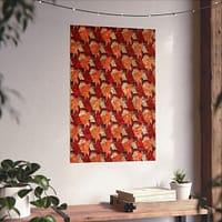 3245759158923769345_2048.jpeg Purple, Red, Orange and Cream Geometric Design (c. 1923) - Art Deco Poster Print
