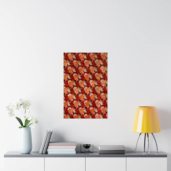 4961122187902883877_2048.jpeg Purple, Red, Orange and Cream Geometric Design (c. 1923) - Art Deco Poster Print