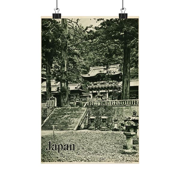 18213005361528052185_2048.jpeg Toshogu Shrine, Nikko – Japanese Government Railways (c. 1936) – Vintage Travel Poster Print