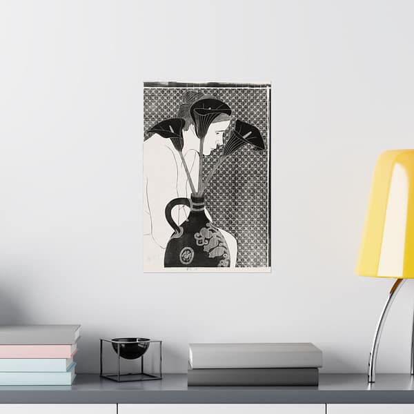 11453157891254625038_2048.jpeg Black Calla Lilies - Samuel Jessurun de Mesquita (1912) - Art Deco Poster Print
