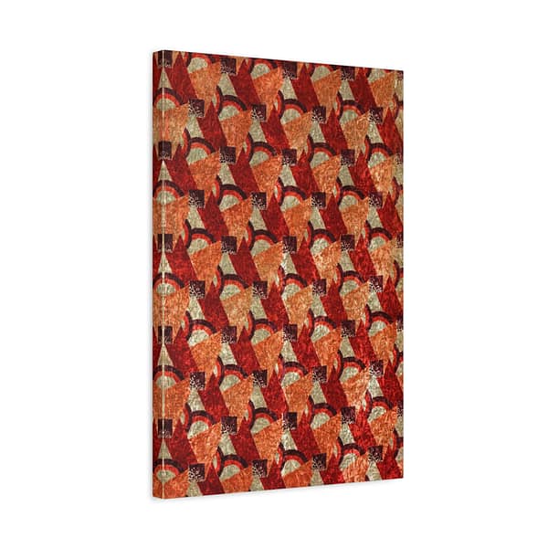 13461652498296095588_2048.jpeg Purple, Red, Orange and Cream Geometric Design (c. 1923) - Art Deco Canvas Print