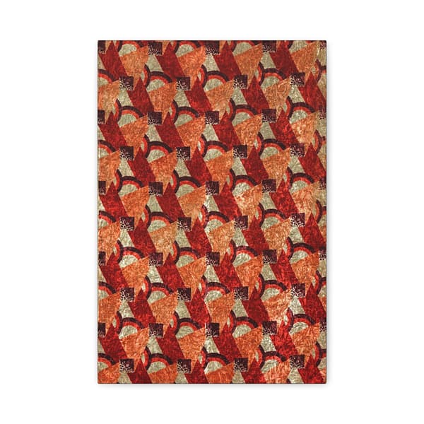 15513796978079988177_2048.jpeg Purple, Red, Orange and Cream Geometric Design (c. 1923) - Art Deco Canvas Print