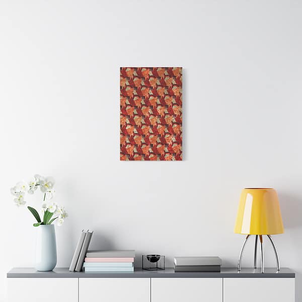 17054686405789129613_2048.jpeg Purple, Red, Orange and Cream Geometric Design (c. 1923) - Art Deco Canvas Print