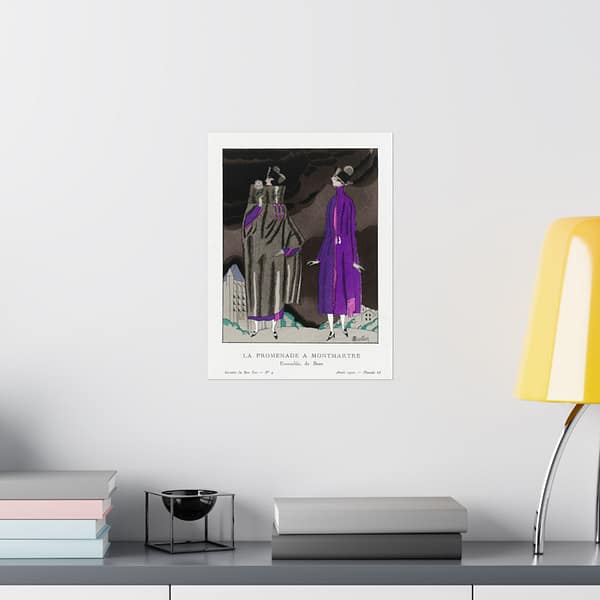 2392397486639429554_2048.jpeg La Promenade a Montmartre - Ensemble, de Beer - Charles Martin (1920) - Art Deco Poster Print