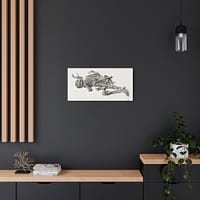 14548776394695640170_2048.jpeg A Human Skeleton - James Ward (c. 1800) - Vintage Art Canvas Print
