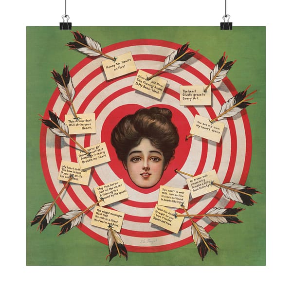 16281027082425146185_2048.jpeg The Target - Artist Unknown (1907) - Vintage Art Poster Print