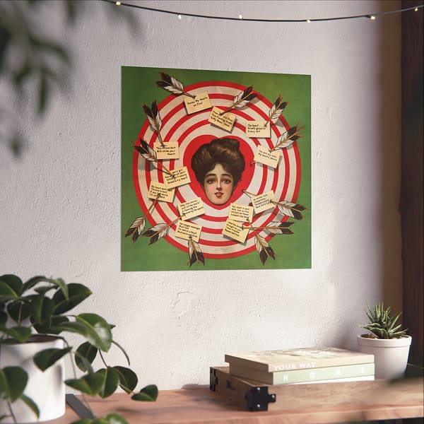 8897023064321292673_2048.jpeg The Target - Artist Unknown (1907) - Vintage Art Poster Print