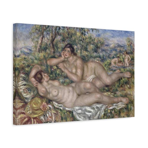 18322063151292134574_2048.jpeg The Bathers (Baigneuses) - Pierre-Auguste Renoir (c. 1918-19) - Impressionist Canvas Print