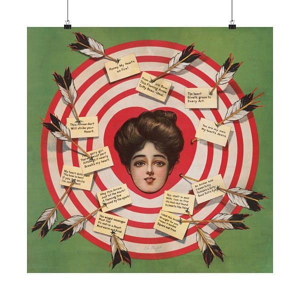 11620686207768374191_2048.jpeg The Target - Artist Unknown (1907) - Vintage Art Poster Print