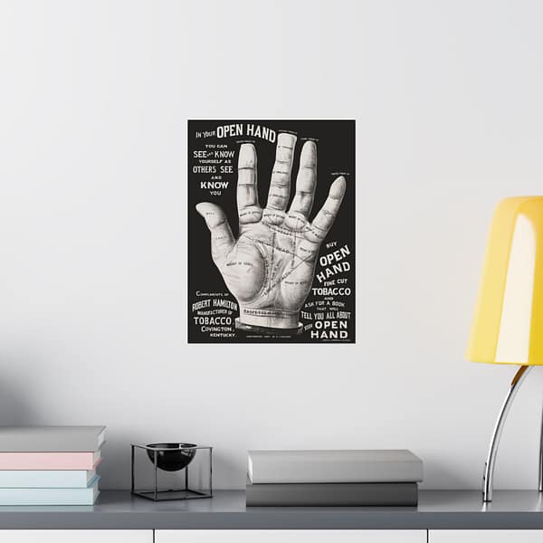 16346652935216767301_2048-2.jpeg In Your Open Hand - Palm Reading Ad - R. J. Killick (1887) - Vintage Art Poster Print