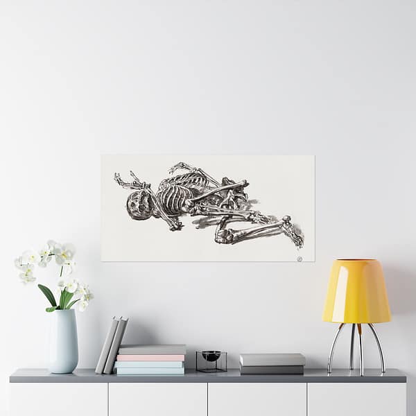 10613940677060292890_2048.jpeg A Human Skeleton - James Ward (c. 1800) - Vintage Art Poster Print