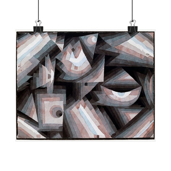 16581493092516592226_2048.jpeg Crystal Gradation - Paul Klee (1921) - Art Deco Poster Print