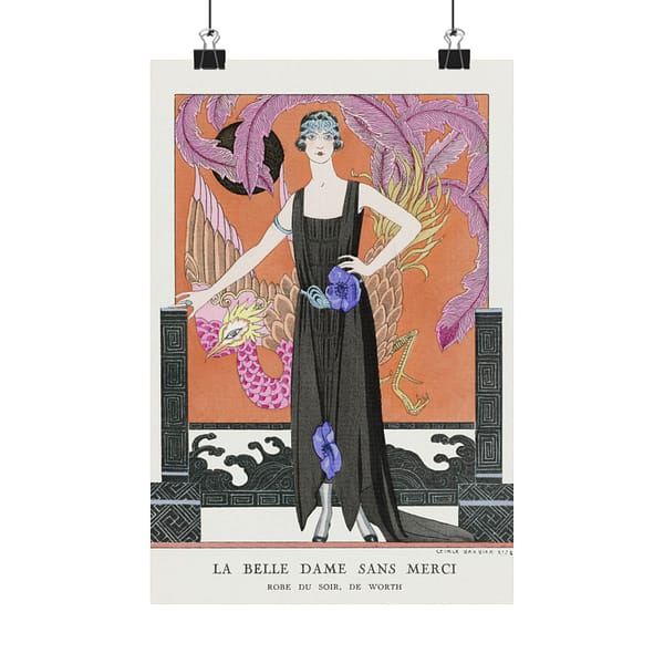 1559925307253485704_2048.jpeg La Belle Dame Sans Merci - Robe du soir, de Worth - George Barbier (1921) - Art Deco Poster Print