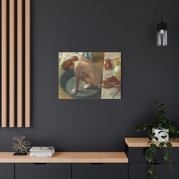 17299881558191367569_2048.jpeg The Tub - Edgar Degas (1886) - Impressionist Canvas Print