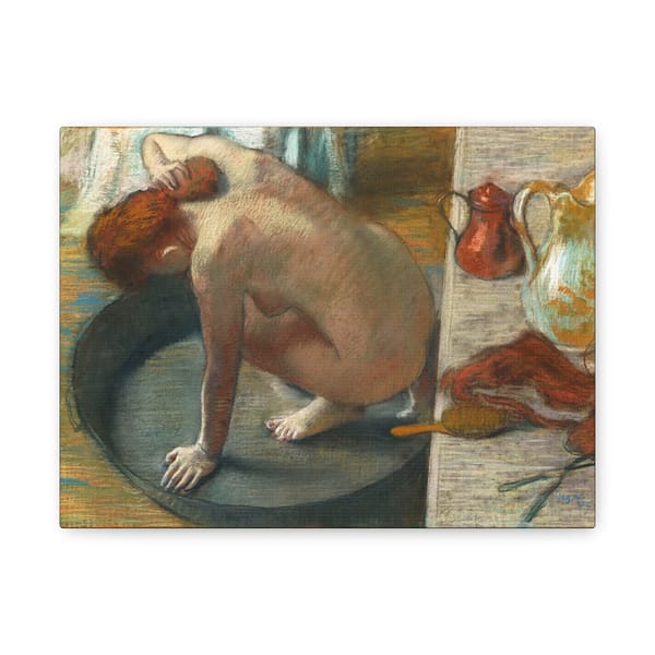 8199143525629680750_2048.jpeg The Tub - Edgar Degas (1886) - Impressionist Canvas Print