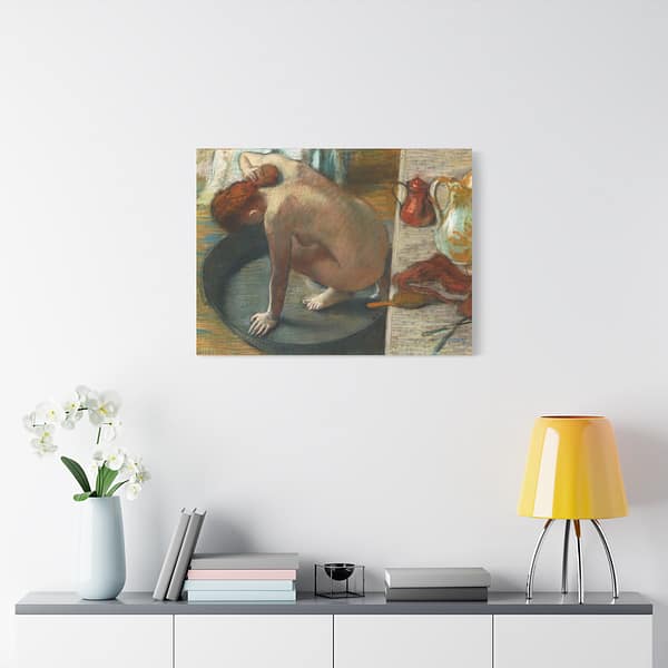 9718992787461063342_2048.jpeg The Tub - Edgar Degas (1886) - Impressionist Canvas Print